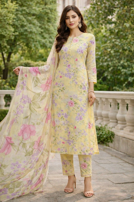 Lawn 3PC – Chiffon Dupatta – D-106