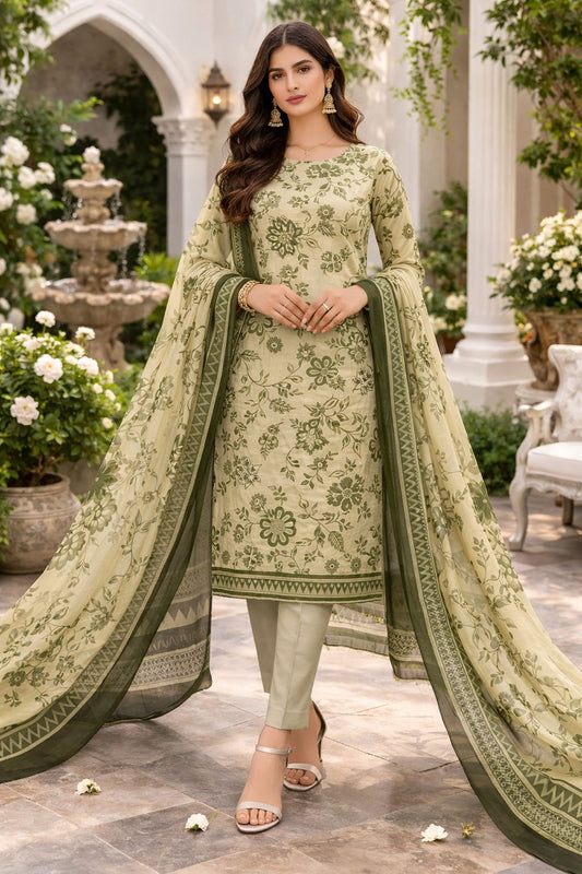 Lawn 3PC – Chiffon Dupatta – D-112